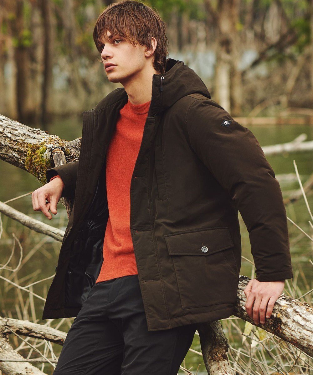 【ジョセフ アブード マウンテン/JOSEPH ABBOUD MOUNTAIN】の【サスティナブル/ECO撥水/ECOファー/9ポケット】ナイロンピーチダウンコート インテリア・キッズ・メンズ・レディースファッション・服の通販 founy(ファニー) 　ファッション　Fashion　レディースファッション　Fashion for Women　アウター　Coat / Outerwear Collection　コート・ロングコート・ピーコート　Long Coats, Peacoats & More　レディースジャケット・軽アウター　Jackets　ダウンジャケット・軽量ダウン　Warm & Lightweight Down Jackets　アウトドア　Outdoor Clothing　インナー　Innerwear　カーゴパンツ　Cargo Pants, Utility Pants　キルト　Quilt, Quilted Fabric　ショート　Short, Short Length　ジャケット　Jacket, Outerwear　スウェット / スエット　Sweatshirt, Sweatwear　スマート　Smart, Elegant　スーツ　Suit, Formalwear　ダウン　Down, Puffer　デニム　Denim, Jeans Material　ポケット　Pocket, Pocket Detail　防寒　Cold Protection, Winter-Ready　ロング　Long, Long-Length　A/W・秋冬　Autumn/Winter　新作・新入荷　New Arrivals / New In　エレガント 上品　Elegant　ビジネス 仕事 通勤　Business / Work / Commuting　ダークブラウン系|ID: prp329100004670705 ipo3291000000033767031