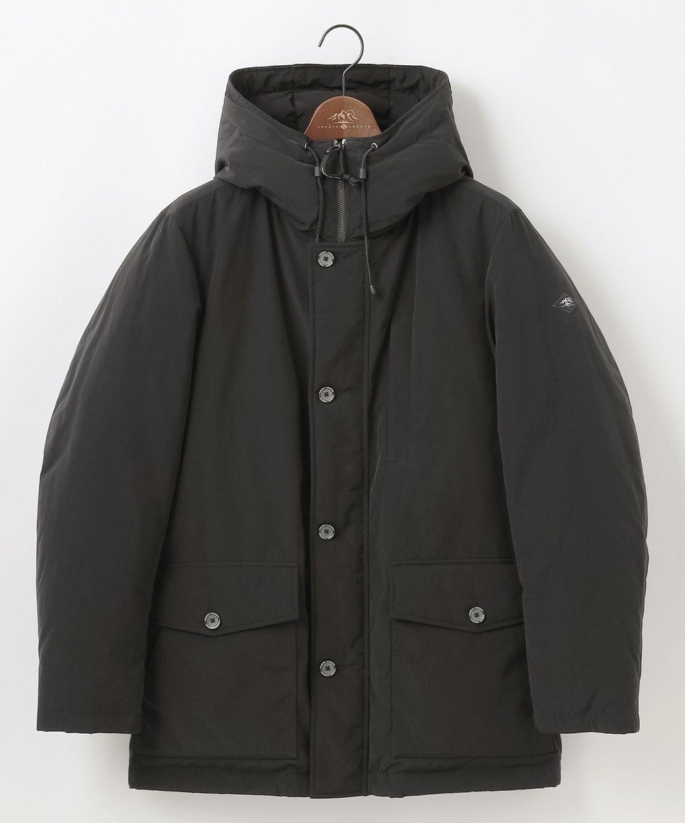 【ジョセフ アブード マウンテン/JOSEPH ABBOUD MOUNTAIN】の【サスティナブル/ECO撥水/ECOファー/9ポケット】ナイロンピーチダウンコート インテリア・キッズ・メンズ・レディースファッション・服の通販 founy(ファニー) 　ファッション　Fashion　レディースファッション　Fashion for Women　アウター　Coat / Outerwear Collection　コート・ロングコート・ピーコート　Long Coats, Peacoats & More　レディースジャケット・軽アウター　Jackets　ダウンジャケット・軽量ダウン　Warm & Lightweight Down Jackets　アウトドア　Outdoor Clothing　インナー　Innerwear　カーゴパンツ　Cargo Pants, Utility Pants　キルト　Quilt, Quilted Fabric　ショート　Short, Short Length　ジャケット　Jacket, Outerwear　スウェット / スエット　Sweatshirt, Sweatwear　スマート　Smart, Elegant　スーツ　Suit, Formalwear　ダウン　Down, Puffer　デニム　Denim, Jeans Material　ポケット　Pocket, Pocket Detail　防寒　Cold Protection, Winter-Ready　ロング　Long, Long-Length　A/W・秋冬　Autumn/Winter　新作・新入荷　New Arrivals / New In　エレガント 上品　Elegant　ビジネス 仕事 通勤　Business / Work / Commuting　ブラック系|ID: prp329100004670705 ipo3291000000033767032