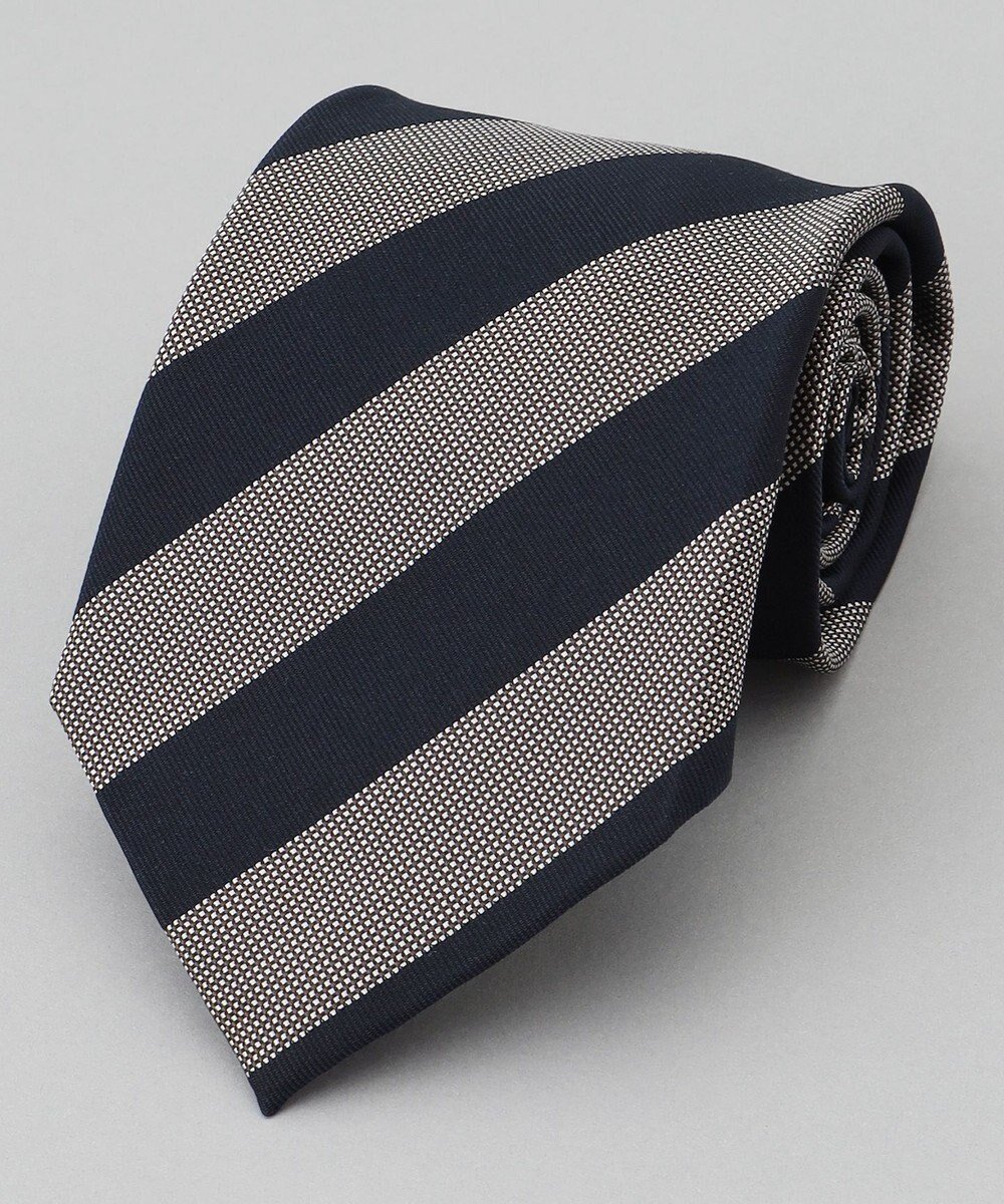 【五大陸/gotairiku / MEN】のGOTAIRIKU別注【日本製】シルク ネクタイ_レジメンタル柄 インテリア・キッズ・メンズ・レディースファッション・服の通販 founy(ファニー) 　ファッション　Fashion　メンズファッション　Fashion for Men　シルク　Silk, 100% Silk　スーツ　Suit, Formalwear　別注　Limited Edition, Custom Order　モダン　Modern, Contemporary　A/W・秋冬　Autumn/Winter　日本製　Made In Japan　2025年　2025　2025-2026秋冬・A/W　Autumn/Winter 2025–26 AW25–26　ネイビー系1|ID: prp329100004670709 ipo3291000000035093570
