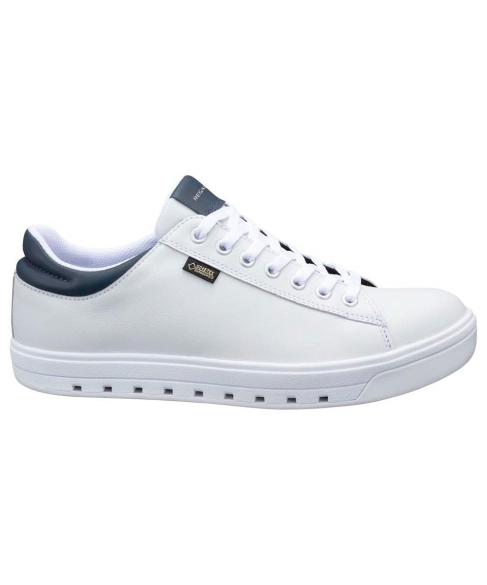 【リーガル フットコミュニティ/REGAL FOOT COMMUNITY / MEN】の【リーガルカジュアル】51DL コートスニーカー GORE-TEX SURROUND(R)フットウェア スニーカー インテリア・キッズ・メンズ・レディースファッション・服の通販 founy(ファニー) 　ファッション　Fashion　メンズファッション　Fashion for Men　シューズ・靴　Shoes　スニーカー / カジュアルにもスポーティにも　Sneakers & Trainers　スニーカー　Sneakers, Trainers　バランス　Balance, Style Balance　フィット　Fit, Slim Fit　フォルム　Silhouette, Form　ホワイト×ネイビー|ID: prp329100004670714 ipo3291000000033767056