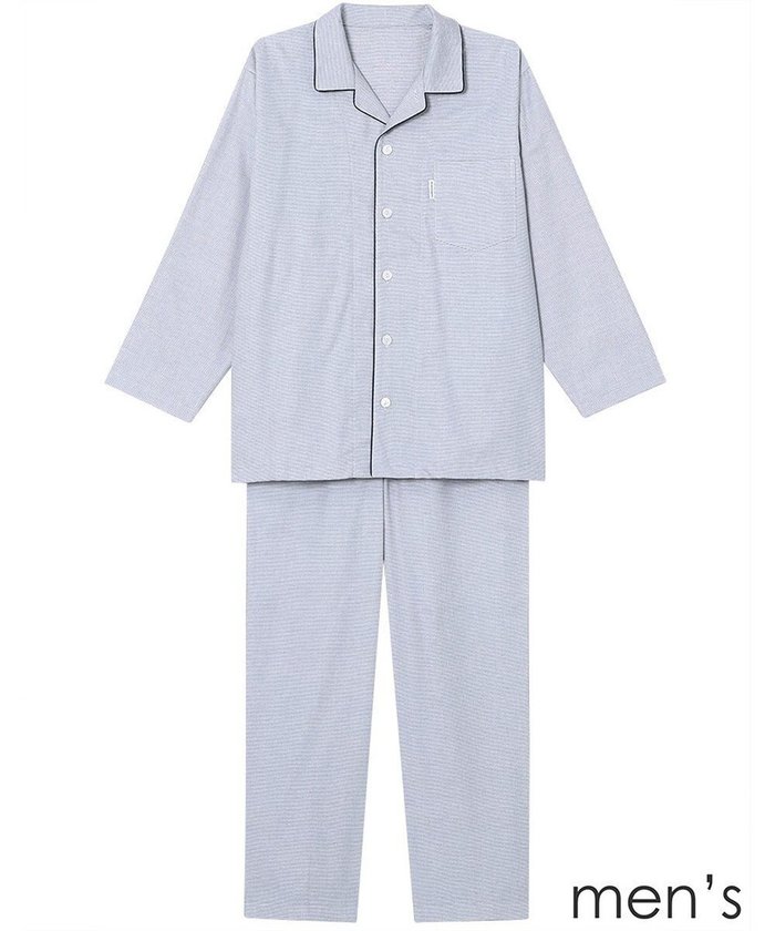 【ワコール 睡眠科学/wacoal suimin / MEN】のパジャマ 綿100%(本体) 布帛素材 長袖 長ズボン メンズ YGX589 睡眠科学/ワコール インテリア・キッズ・メンズ・レディースファッション・服の通販 founy(ファニー) https://founy.com/ ファッション Fashion メンズファッション Fashion for Men パジャマ Pajamas, Sleepwear ボトム Bottoms, Lower Wear メンズ Men's, Menswear 長袖 Long Sleeve, Full Sleeve |ID: prp329100004670723 ipo3291000000034526302