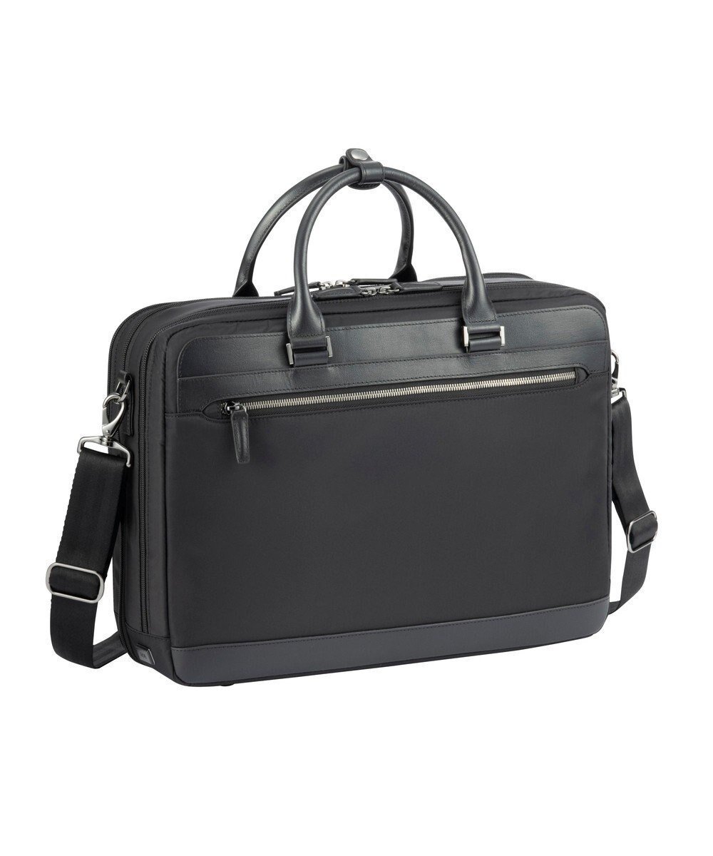 【エース バッグズ アンド ラゲッジ/ACE BAGS & LUGGAGE / MEN】のace. ヴァシリアス ビジネスバッグ B4サイズ 15.6インチPC収納 17753 エース インテリア・キッズ・メンズ・レディースファッション・服の通販 founy(ファニー) 　ファッション　Fashion　メンズファッション　Fashion for Men　バッグ　Bags　傘　Umbrella, Parasol　シンプル　Simple, Minimal　スーツ　Suit, Formalwear　セットアップ　Set-Up, Coordinated Outfit　ポケット　Pocket, Pocket Detail　メンズ　Men's, Menswear　リュック　Backpack, Rucksack　再入荷　Restock / Back in Stock　スーツケース キャリーケース　Suitcase / Carry Case　エレガント 上品　Elegant　ビジネス 仕事 通勤　Business / Work / Commuting　ブラック×ブラック|ID: prp329100004670731 ipo3291000000033767103