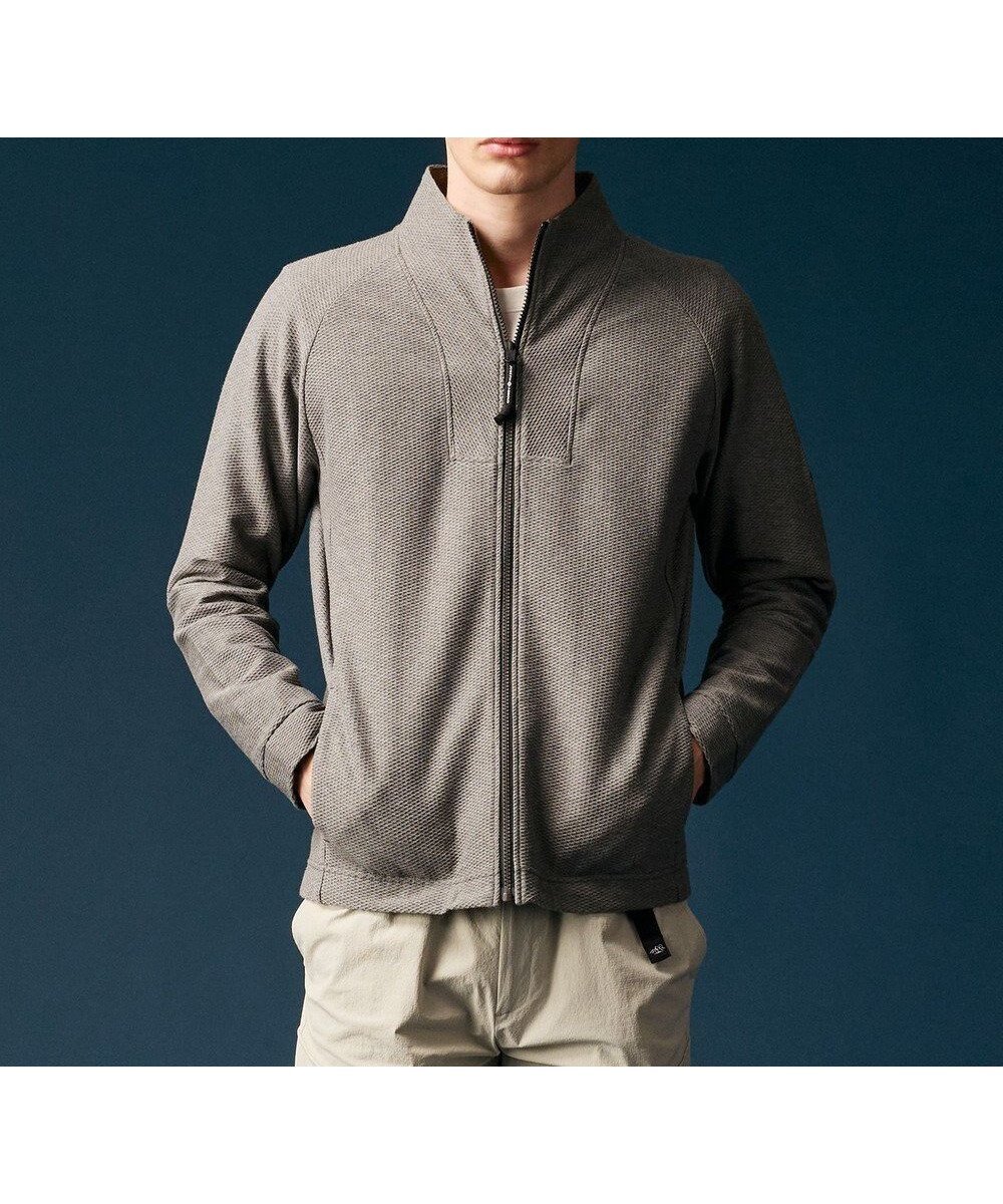 【ジョセフ アブード マウンテン/JOSEPH ABBOUD MOUNTAIN / MEN】の【日本製/吸水速乾】ダイヤモンドワッフル アウトドア トラックジャケット 人気、トレンドファッション・服の通販 founy(ファニー) 　ファッション　Fashion　メンズファッション　Fashion for Men　トップス・カットソー　Cut & Sew Tops　アウトドア　Outdoor Clothing　吸水　Absorbent, Quick-Dry　ジャケット　Jacket, Outerwear　スマート　Smart, Elegant　ダイヤモンド　Diamond, Brilliant Cut　デニム　Denim, Jeans Material　モチーフ　Motif, Design Theme　リラックス　Relax, Relaxed Fit　ワッフル　Waffle, Waffle Knit　A/W・秋冬　Autumn/Winter　おすすめ　Recommended / Our Picks　日本製　Made In Japan　 other-1|ID: prp329100004670735 ipo3291000000033767115