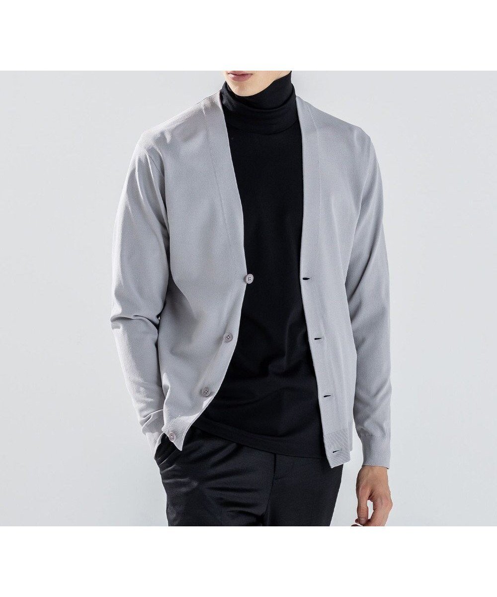 【ジョゼフ オム/JOSEPH HOMME / MEN】の【ストレッチ】リュクスレーヨン カーディガン インテリア・キッズ・メンズ・レディースファッション・服の通販 founy(ファニー) ファッション Fashion メンズファッション Fashion for Men トップス・カットソー Cut & Sew Tops ニット・セーター / 定番トップス Knit Tops & Sweaters カーディガン / 羽織り Cardigans カーディガン Cardigan, Knitwear シンプル Simple, Minimal ジャケット Jacket, Outerwear ストレッチ Stretch, Stretchy Fabric セーター Sweater, Knitwear ベーシック Basic, Essential エレガント 上品 Elegant A/W・秋冬 Autumn/Winter ライトグレー系|ID: prp329100004670738 ipo3291000000034210249
