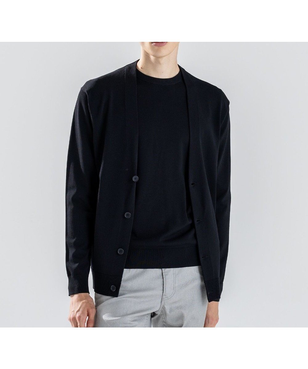 【ジョゼフ オム/JOSEPH HOMME / MEN】の【ストレッチ】リュクスレーヨン カーディガン インテリア・キッズ・メンズ・レディースファッション・服の通販 founy(ファニー) ファッション Fashion メンズファッション Fashion for Men トップス・カットソー Cut & Sew Tops ニット・セーター / 定番トップス Knit Tops & Sweaters カーディガン / 羽織り Cardigans カーディガン Cardigan, Knitwear シンプル Simple, Minimal ジャケット Jacket, Outerwear ストレッチ Stretch, Stretchy Fabric セーター Sweater, Knitwear ベーシック Basic, Essential エレガント 上品 Elegant A/W・秋冬 Autumn/Winter ブラック系|ID: prp329100004670738 ipo3291000000034210250