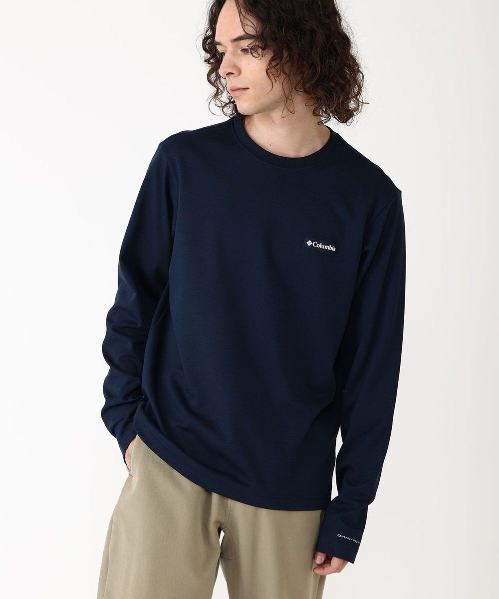 【コロンビア/Columbia / MEN】のColumbia/ プラネタリーポイントロングスリーブグラフィックティー /コロンビア インテリア・キッズ・メンズ・レディースファッション・服の通販 founy(ファニー) 　ファッション　Fashion　メンズファッション　Fashion for Men　トップス・カットソー　Cut & Sew Tops　メンズシャツ　Shirts　アウトドア　Outdoor Clothing　カットソー　Cut and Sewn Top　グラフィック　Graphic, Graphic Design　スタイリッシュ　Stylish, Fashionable　ストレッチ　Stretch, Stretchy Fabric　パターン　Pattern, Design Print　ベーシック　Basic, Essential　ロング　Long, Long-Length　夏　Summer　S/S・春夏　SS, Spring/Summer, Warm Season　A/W・秋冬　Autumn/Winter　Collegiate Navy、 LC Gem Columbia|ID: prp329100004670746 ipo3291000000033767152