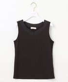 【エニィ スィス/any SiS】のシアーコンビテレコ タンクトップ ブラック|ID: prp329100004670764 ipo3291000000034269851