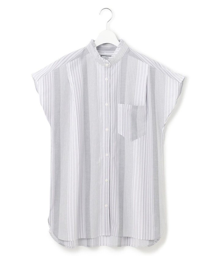 【ジェイプレスヨークストリート/J.PRESS YORK STREET】の【WOMEN】キャップスリーブ マルチストライプブラウス インテリア・キッズ・メンズ・レディースファッション・服の通販 founy(ファニー) https://founy.com/ ファッション Fashion レディースファッション Fashion for Women トップス・カットソー Cut & Sew Tops シャツ・ブラウス・オフィスカジュアル Elegant Blouses & Button-Ups 春 Spring キャップ Cap, Baseball Cap コンパクト Compact, Small Size ストライプ Stripe, Striped Pattern スリーブ Sleeve, Long Sleeve / Short Sleeve タイプライター Typewriter Fabric, Crisp Cotton ノースリーブ Sleeveless, No-Sleeve S/S・春夏 SS, Spring/Summer, Warm Season 夏 Summer |ID: prp329100004670776 ipo3291000000033767253