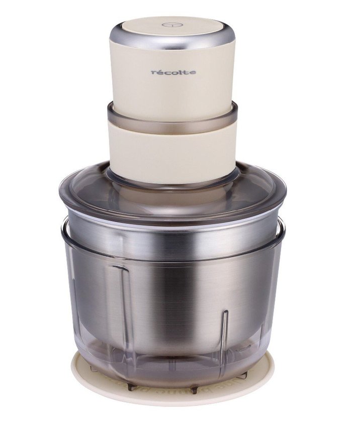 【ヤマト テーブル&キッチン/YAMATO Table & Kitchen】の【レコルト】フードプロセッサーコンボ クリームホワイト RCP-6(W) インテリア・キッズ・メンズ・レディースファッション・服の通販 founy(ファニー) https://founy.com/ ファッション Fashion レディースファッション Fashion for Women |ID: prp329100004670795 ipo3291000000034277428