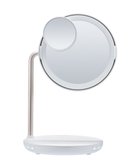 【ヤマト テーブル&キッチン/YAMATO Table & Kitchen】の【フェスティノ】充電式LEDファンミラー ホワイト SMHB-032-WH ホワイト|ID: prp329100004670807 ipo3291000000034277480