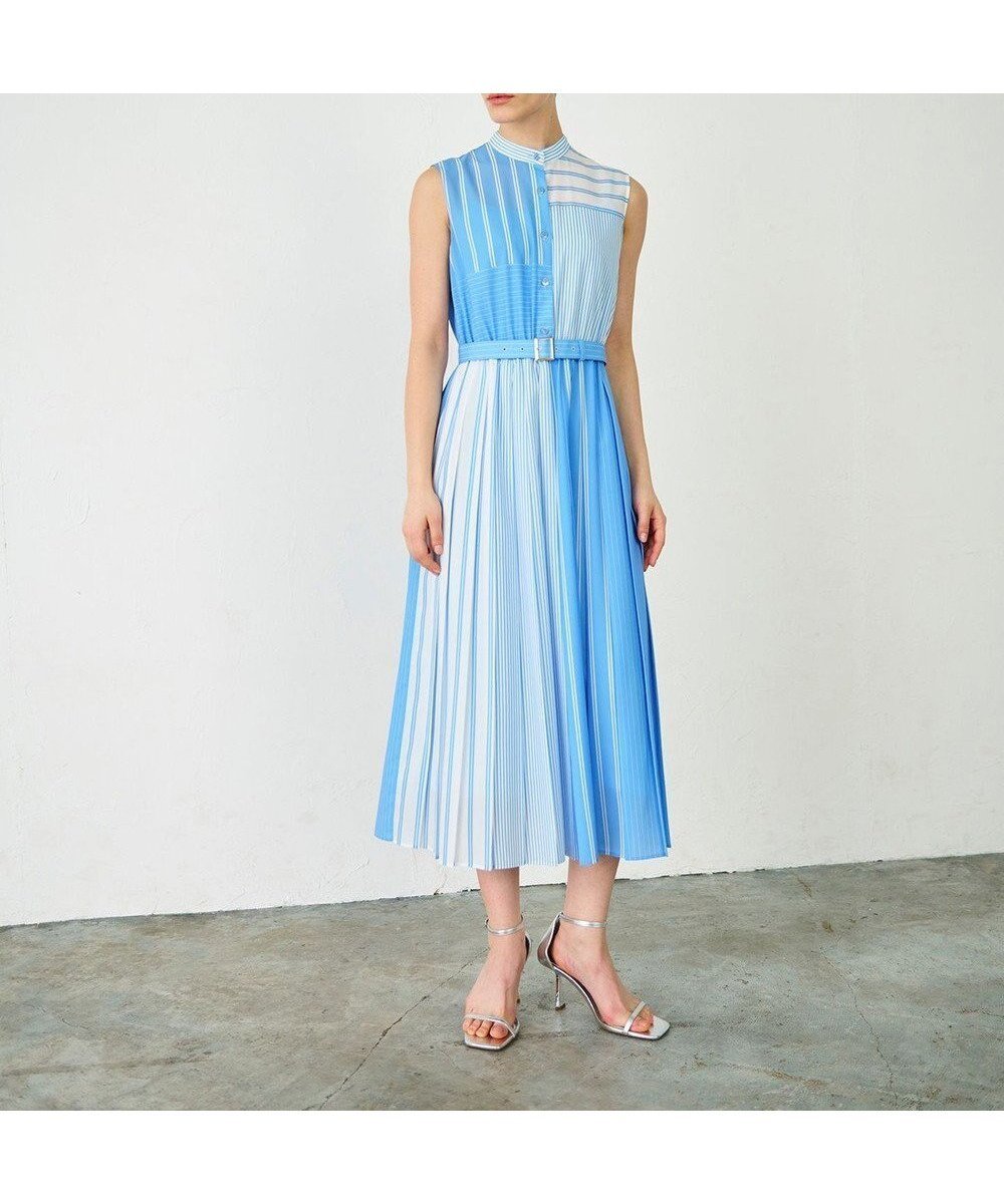 【グレース コンチネンタル/GRACE CONTINENTAL】のストライププリントワンピース 人気、トレンドファッション・服の通販 founy(ファニー) ファッション Fashion レディースファッション Fashion for Women ワンピース Dresses カーディガン Cardigan, Knitwear ジャケット Jacket, Outerwear ストライプ Stripe, Striped Pattern パッチワーク Patchwork, Mixed Fabric プリーツ Pleats, Pleated エレガント 上品 Elegant 夏 Summer 春 Spring S/S・春夏 SS, Spring/Summer, Warm Season other-1|ID: prp329100004670844 ipo3291000000034276461
