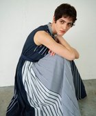 【グレース コンチネンタル/GRACE CONTINENTAL】のストライププリントワンピース 人気、トレンドファッション・服の通販 founy(ファニー) ファッション Fashion レディースファッション Fashion for Women ワンピース Dresses カーディガン Cardigan, Knitwear ジャケット Jacket, Outerwear ストライプ Stripe, Striped Pattern パッチワーク Patchwork, Mixed Fabric プリーツ Pleats, Pleated エレガント 上品 Elegant 夏 Summer 春 Spring S/S・春夏 SS, Spring/Summer, Warm Season thumbnail ネイビー|ID: prp329100004670844 ipo3291000000034276463