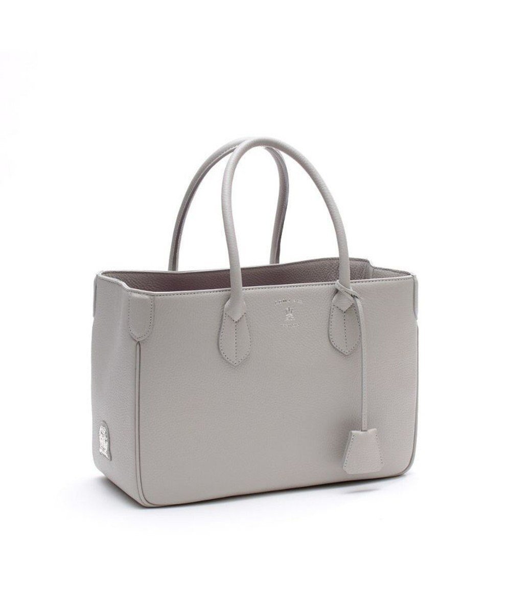 【アクセソワドゥマドモワゼルジャップ/A.D.M.J】の【牛革】トートバッグ 32cm (Dカンなし) インテリア・キッズ・メンズ・レディースファッション・服の通販 founy(ファニー) ファッション Fashion レディースファッション Fashion for Women バッグ Bags オケージョン Occasion Wear ポケット Pocket, Pocket Detail ポーチ Pouch, Small Case ビジネス 仕事 通勤 Business / Work / Commuting シロガネ|ID: prp329100004670845 ipo3291000000034276489