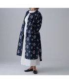 【ムーク/muuc】の〈2WAY〉〈コットン×リネン〉〈高品質なドライタッチ生地〉〈遠州織物の工場で織られた上質なコットン生地〉野小花刺繍 羽織り&ワンピースドレス ネイビー|ID: prp329100004670852 ipo3291000000034276573