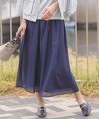 【ジェイ プレス/J.PRESS】の【洗える】ブライトスパンボイル スカート ネイビー系|ID: prp329100004670858 ipo3291000000034277997