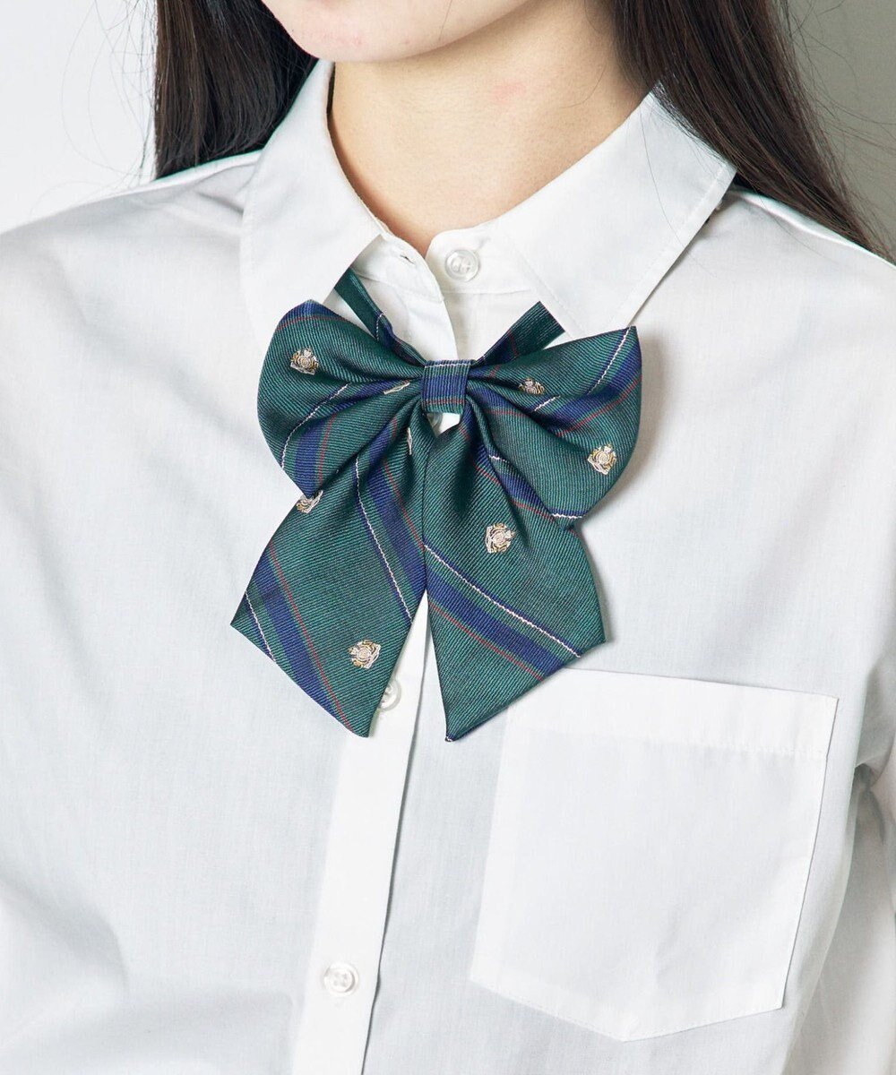 【ウィゴー/WEGO】の【SCHOOLITEM】エンブレム柄スクールリボン インテリア・キッズ・メンズ・レディースファッション・服の通販 founy(ファニー) 　ファッション　Fashion　レディースファッション　Fashion for Women　スーツ　Business Suits & Workwear　おすすめ　Recommended / Our Picks　スーツ　Suit, Formalwear　セレモニー　Ceremony　リボン　Ribbon, Bow　入学式　Entrance Ceremony　卒業式　Graduation Ceremony　グリーン|ID: prp329100004670877 ipo3291000000033767571