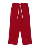 【ハーグ/HAAG】の【スマイルコットン使用/肌に優しい】SIDE RIB SWEAT PANTS スウェットパンツ レッド|ID: prp329100004670888 ipo3291000000034278336