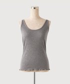 【トック/TOQUE】の〈大草直子さんアドバイザー〉【洗える/天然素材】アルパカシルクリブ タンクトップ グレー|ID: prp329100004670892 ipo3291000000033767653