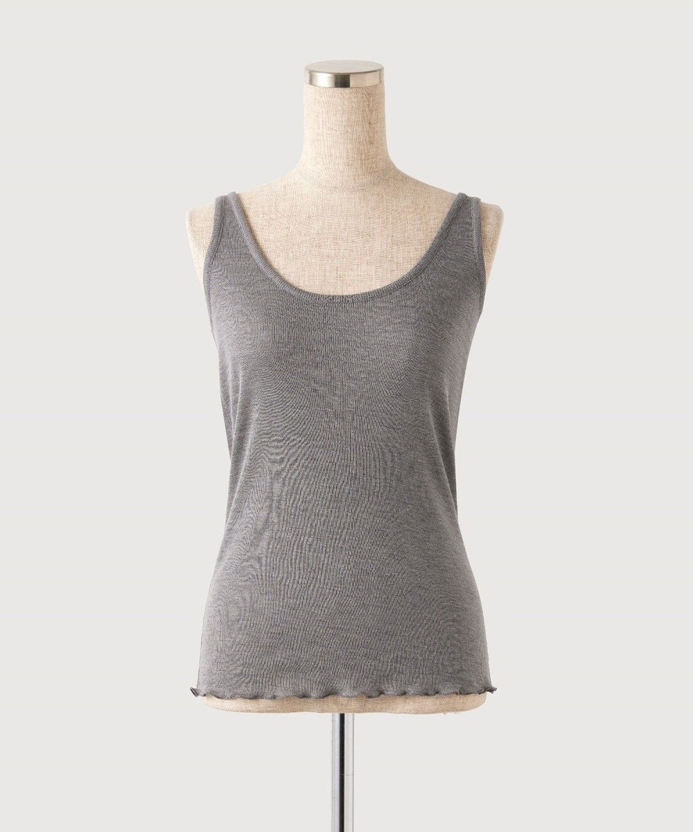 【トック/TOQUE】の〈大草直子さんアドバイザー〉【天然素材】アルパカシルクリブ タンクトップ インテリア・キッズ・メンズ・レディースファッション・服の通販 founy(ファニー) ファッション Fashion レディースファッション Fashion for Women トップス・カットソー Cut & Sew Tops ニット Knit Tops & Sweaters アンダー Underwear Essentials インナー Innerwear タンク Tank Top, Sleeveless Top ベーシック Basic, Essential 別注 Limited Edition, Custom Order A/W・秋冬 Autumn/Winter S/S・春夏 SS, Spring/Summer, Warm Season 夏 Summer グレー|ID: prp329100004670892 ipo3291000000034278366