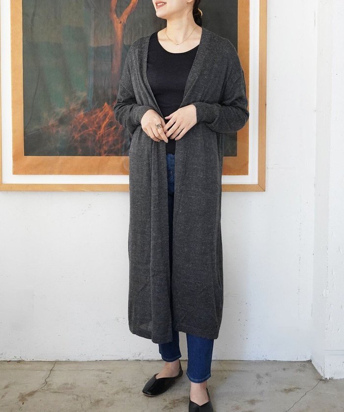 【トック/TOQUE】の〈大草直子さんアドバイザー〉アルパカシルクニット ロングカーディガン インテリア・キッズ・メンズ・レディースファッション・服の通販 founy(ファニー) https://founy.com/ ファッション Fashion レディースファッション Fashion for Women トップス・カットソー Cut & Sew Tops ニット Knit Tops & Sweaters カーディガン・羽織り Layered Style Cardigans 春 Spring カーディガン Cardigan, Knitwear キャミソール Camisole, Spaghetti Strap Top シルク Silk, 100% Silk シンプル Simple, Minimal ドレープ Drape, Draping Fabric ベビー Baby, Babywear ポケット Pocket, Pocket Detail ロング Long, Long-Length S/S・春夏 SS, Spring/Summer, Warm Season 夏 Summer |ID: prp329100004670893 ipo3291000000034269872