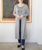 【トック/TOQUE】の〈大草直子さんアドバイザー〉アルパカシルクニット ロングカーディガン グレー|ID: prp329100004670893 ipo3291000000034269875