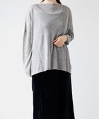 【トック/TOQUE】の〈大草直子さんアドバイザー〉【洗える/天然素材】アルパカシルクニット 長袖 オーバーサイズ グレー|ID: prp329100004670894 ipo3291000000033767660