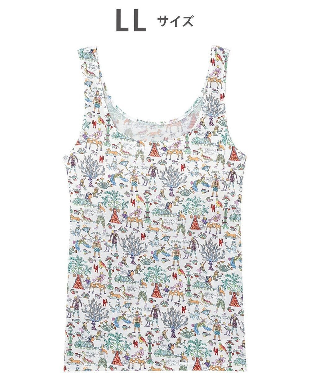 【ツモリチサト スリープ/tsumori chisato SLEEP】のツモリチサト カップ付きインナー タンクトップ ブラトップ レディース UCX573 /ワコール インテリア・キッズ・メンズ・レディースファッション・服の通販 founy(ファニー) 　ファッション　Fashion　レディースファッション　Fashion for Women　インナー　Innerwear　春　Spring　シンプル　Simple, Minimal　タンク　Tank Top, Sleeveless Top　パジャマ　Pajamas, Sleepwear　モチーフ　Motif, Design Theme　S/S・春夏　SS, Spring/Summer, Warm Season　夏　Summer　旅行　Travel　アイボリー|ID: prp329100004670899 ipo3291000000034278415