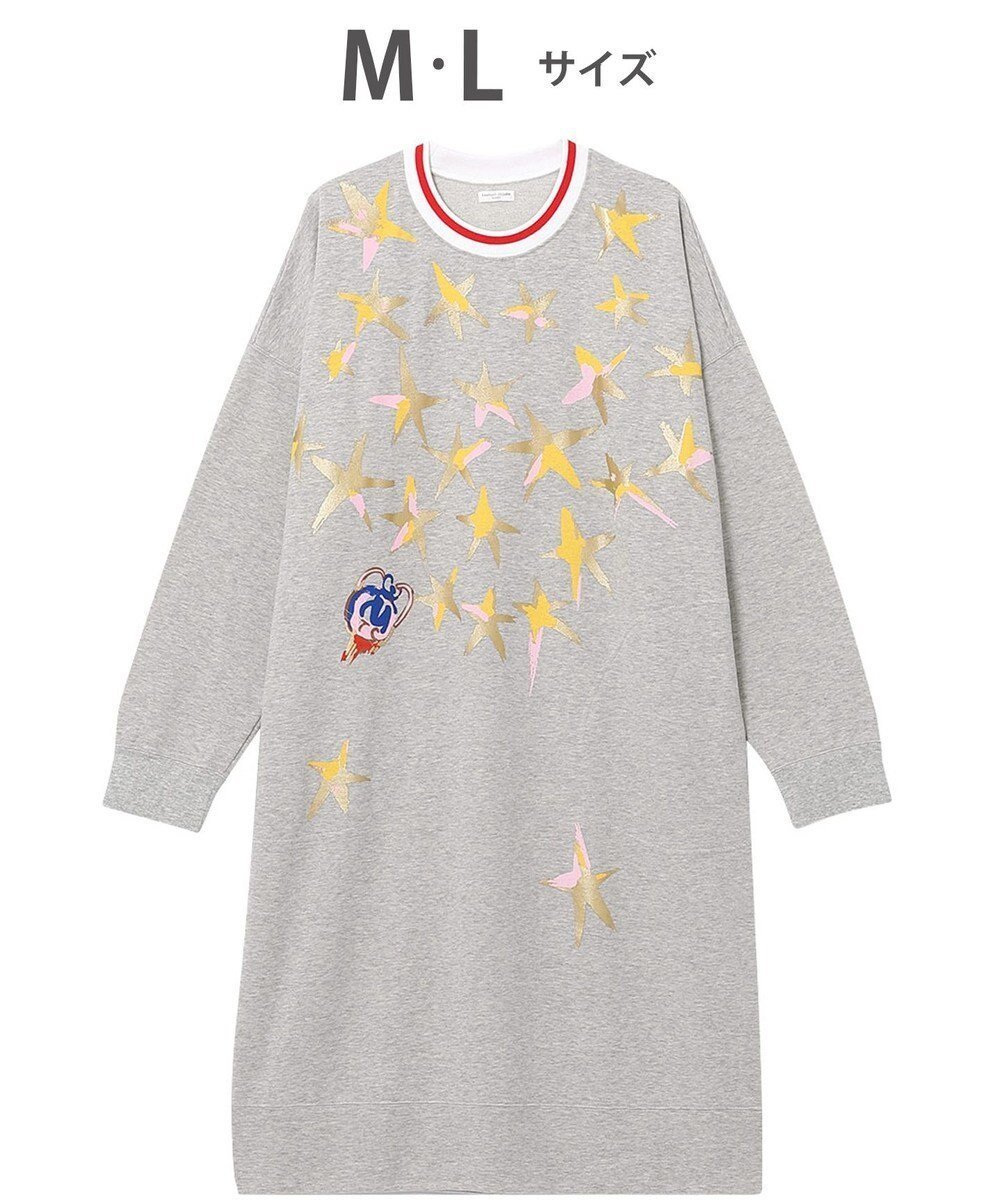 【ツモリチサト スリープ/tsumori chisato SLEEP】のツモリチサト チュニック 長袖 ルームウエア ミニ裏毛素材 レディース UNX565 /ワコール 人気、トレンドファッション・服の通販 founy(ファニー) 　ファッション　Fashion　レディースファッション　Fashion for Women　トップス・カットソー　Cut & Sew Tops　春　Spring　チュニック　Tunic, Long Top　長袖　Long Sleeve, Full Sleeve　ハンド　Hand, Handmade　パジャマ　Pajamas, Sleepwear　プリント　Print, Printed Pattern　ロング　Long, Long-Length　S/S・春夏　SS, Spring/Summer, Warm Season　夏　Summer　旅行　Travel　 other-1|ID: prp329100004670900 ipo3291000000033767681