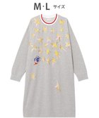 【ツモリチサト スリープ/tsumori chisato SLEEP】のツモリチサト チュニック 長袖 ルームウエア ミニ裏毛素材 レディース UNX565 /ワコール グレー|ID: prp329100004670900 ipo3291000000033767682