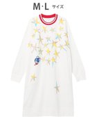 【ツモリチサト スリープ/tsumori chisato SLEEP】のツモリチサト チュニック 長袖 ルームウエア ミニ裏毛素材 レディース UNX565 /ワコール アイボリー|ID: prp329100004670900 ipo3291000000033767683
