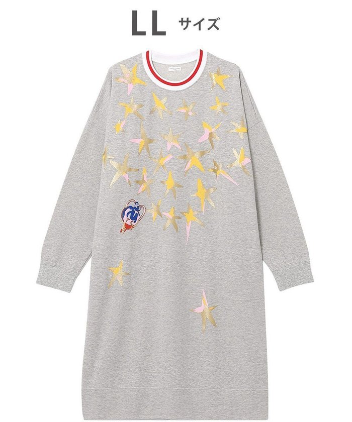 【ツモリチサト スリープ/tsumori chisato SLEEP】のツモリチサト チュニック 長袖 ルームウエア ミニ裏毛素材 レディース UNX565 /ワコール インテリア・キッズ・メンズ・レディースファッション・服の通販 founy(ファニー) https://founy.com/ ファッション Fashion レディースファッション Fashion for Women トップス・カットソー Cut & Sew Tops 春 Spring チュニック Tunic, Long Top 長袖 Long Sleeve, Full Sleeve ハンド Hand, Handmade パジャマ Pajamas, Sleepwear プリント Print, Printed Pattern ロング Long, Long-Length S/S・春夏 SS, Spring/Summer, Warm Season 夏 Summer 旅行 Travel |ID: prp329100004670901 ipo3291000000033767685