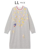 【ツモリチサト スリープ/tsumori chisato SLEEP】のツモリチサト チュニック 長袖 ルームウエア ミニ裏毛素材 レディース UNX565 /ワコール グレー|ID: prp329100004670901 ipo3291000000033767686