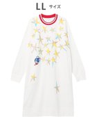 【ツモリチサト スリープ/tsumori chisato SLEEP】のツモリチサト チュニック 長袖 ルームウエア ミニ裏毛素材 レディース UNX565 /ワコール アイボリー|ID: prp329100004670901 ipo3291000000033767687