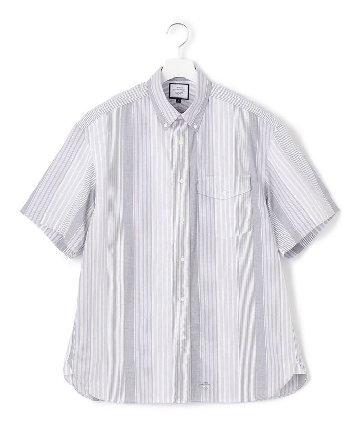 【ジェイプレスヨークストリート/J.PRESS YORK STREET】の【UNISEX】マルチストライプ シャツ インテリア・キッズ・メンズ・レディースファッション・服の通販 founy(ファニー) https://founy.com/ ファッション Fashion レディースファッション Fashion for Women トップス・カットソー Cut & Sew Tops シャツ・ブラウス・オフィスカジュアル Elegant Blouses & Button-Ups ユニセックス Unisex, Genderless ストライプ Stripe, Striped Pattern タイプライター Typewriter Fabric, Crisp Cotton ランダム Random, Irregular 半袖 Short Sleeve, Half Sleeve 夏 Summer 定番 Standard, Basic Item 春 Spring S/S・春夏 SS, Spring/Summer, Warm Season |ID: prp329100004670906 ipo3291000000033767702