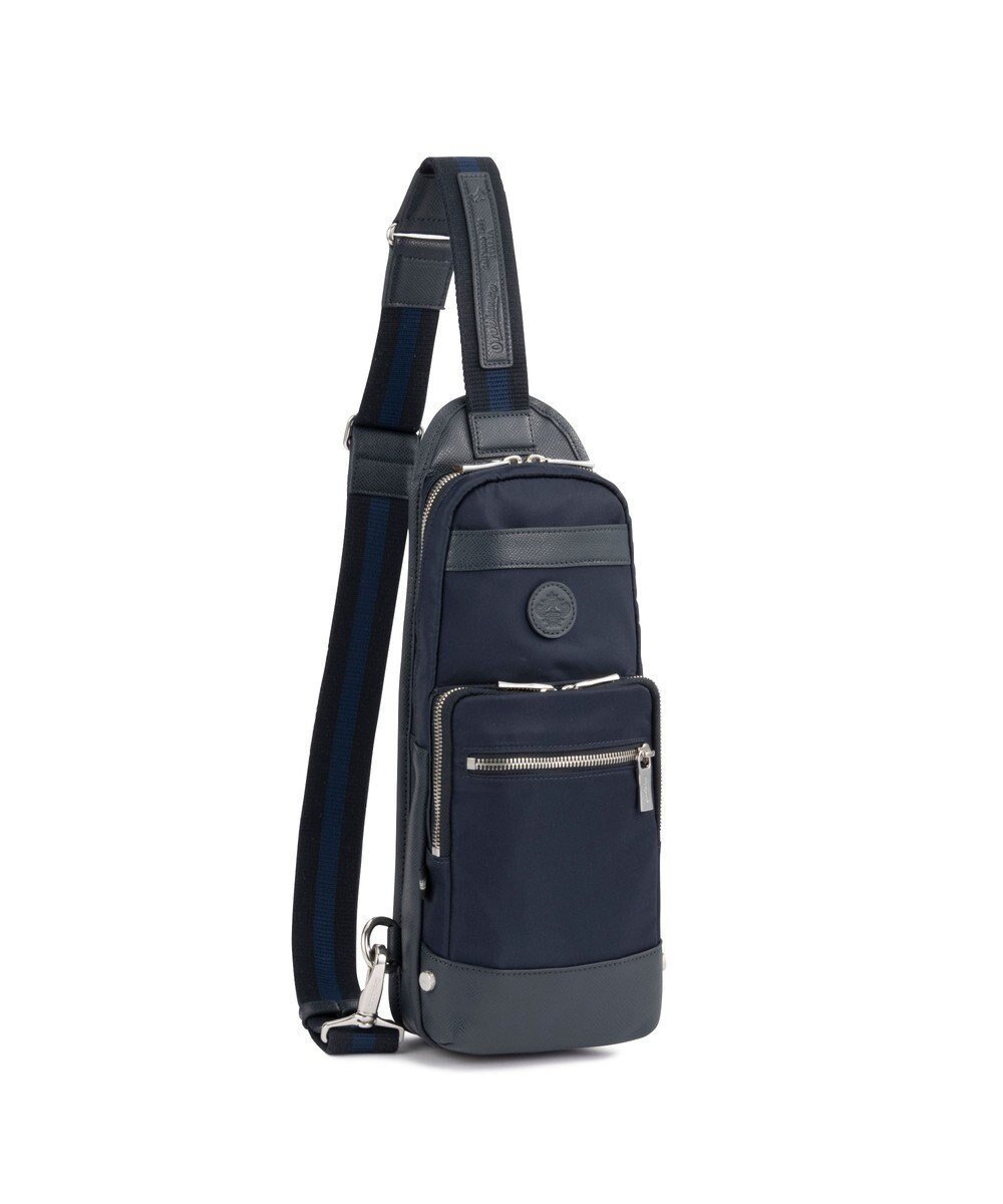 【エースバッグズアンドラゲッジ/ACE BAGS & LUGGAGE】のOrobianco ソロペルテ ボディバッグ S 3L 550g 92956 オロビアンコ インテリア・キッズ・メンズ・レディースファッション・服の通販 founy(ファニー) 　ファッション　Fashion　レディースファッション　Fashion for Women　ポーチ&ミニバッグ　Pouches & Mini Bags　ショルダー　Shoulder, Shoulder Strap　スタンダード　Standard, Basic　フィット　Fit, Slim Fit　フロント　Front, Front Design　ベーシック　Basic, Essential　ポケット　Pocket, Pocket Detail　ポーチ　Pouch, Small Case　メタル　Metal, Metal Parts　ラップ　Wrap, Wrap Design　ランダム　Random, Irregular　ネイビー|ID: prp329100004670946 ipo3291000000033767840
