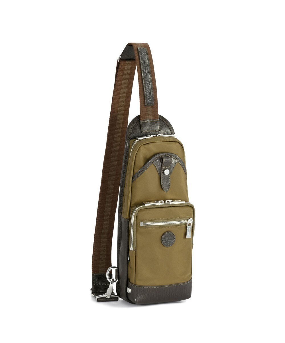 【エースバッグズアンドラゲッジ/ACE BAGS & LUGGAGE】のOrobianco ソロペルテ ボディバッグ M 3L 570g 92957 オロビアンコ インテリア・キッズ・メンズ・レディースファッション・服の通販 founy(ファニー) 　ファッション　Fashion　レディースファッション　Fashion for Women　ポーチ&ミニバッグ　Pouches & Mini Bags　ショルダー　Shoulder, Shoulder Strap　スタンダード　Standard, Basic　フィット　Fit, Slim Fit　フロント　Front, Front Design　ベーシック　Basic, Essential　ポケット　Pocket, Pocket Detail　ポーチ　Pouch, Small Case　メタル　Metal, Metal Parts　ラップ　Wrap, Wrap Design　ランダム　Random, Irregular　カーキ|ID: prp329100004670947 ipo3291000000033767847