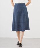 【ジェイ プレス/J.PRESS】の【洗える】ブロックドットプリント フレアー スカート ダルブルー系5|ID: prp329100004670967 ipo3291000000034279161