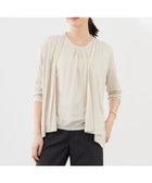 【ジェイ プレス/J.PRESS】のセルロースジャージー ミディ丈 カーディガン ベージュ系|ID: prp329100004670970 ipo3291000000033767947