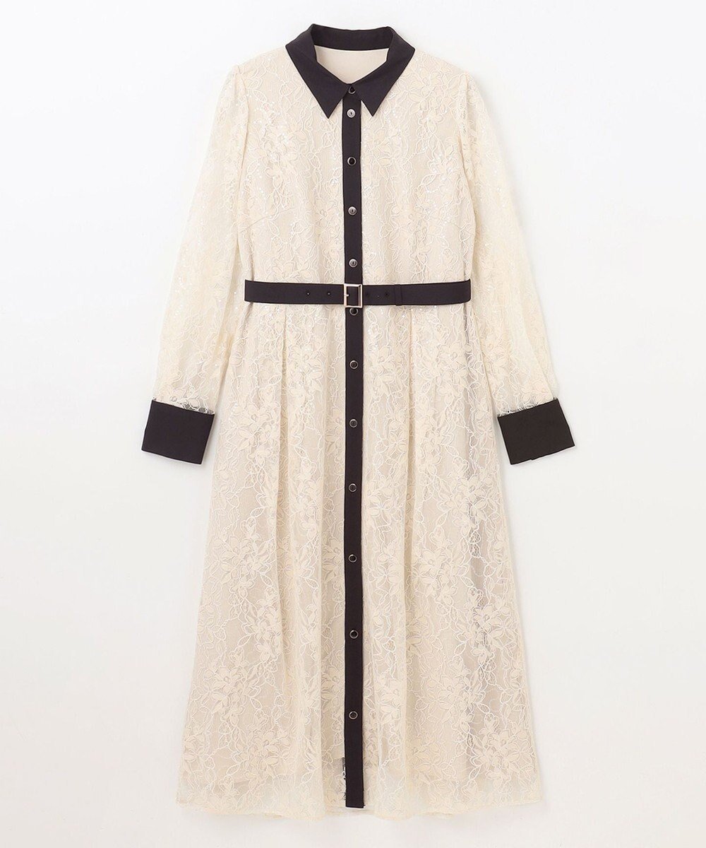 【グレース コンチネンタル/GRACE CONTINENTAL】のレーススパンコールワンピース 人気、トレンドファッション・服の通販 founy(ファニー) 　ファッション　Fashion　レディースファッション　Fashion for Women　ワンピース　Dresses　フォーマル・パーティードレス・結婚式用ドレス　Elegant & Casual Dresses　おすすめ　Recommended / Our Picks　シアー　Sheer, See-Through　スパンコール　Sequins, Sequin Embellishment　ドレス　Dress, One-Piece　レース　Lace, Lace Fabric　エレガント 上品　Elegant　夏　Summer　S/S・春夏　SS, Spring/Summer, Warm Season　A/W・秋冬　Autumn/Winter　 other-1|ID: prp329100004670973 ipo3291000000033767960