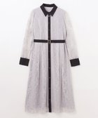 【グレース コンチネンタル/GRACE CONTINENTAL】のレーススパンコールワンピース グレー|ID: prp329100004670973 ipo3291000000033767962