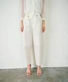 【グレース コンチネンタル/GRACE CONTINENTAL】のライトイージーパンツ ホワイト|ID: prp329100004670974 ipo3291000000034279228