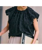 【ベイジ,/BEIGE,】の【VERY NaVY 6月号掲載】 FRANCETTE / ジャガードトップス Black|ID: prp329100004670984 ipo3291000000034279348