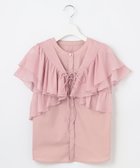 【フェルゥ/Feroux】の【2WAY】フリルコンビ ブラウス ピンク系|ID: prp329100004670996 ipo3291000000034757527