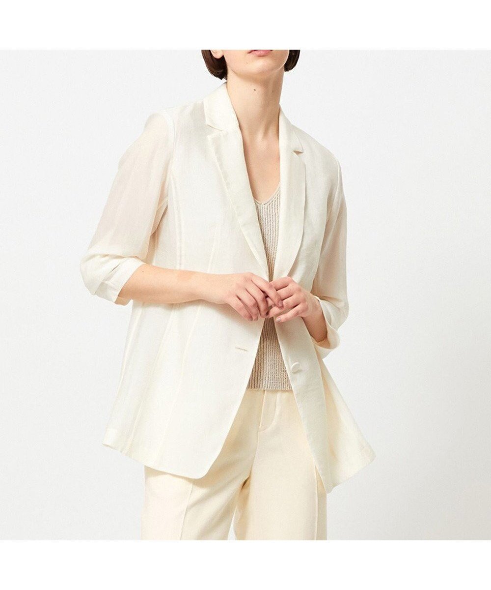 【ベイジ,/BEIGE,】の【VERY NaVY 6月号掲載】 RICHARD / テーラードジャケット 人気、トレンドファッション・服の通販 founy(ファニー) 　雑誌掲載アイテム　Magazine Picks & Fashion Features　ファッション雑誌　Fashion Magazines　ヴェリィ　VERY　ファッション　Fashion　レディースファッション　Fashion for Women　アウター　Coat / Outerwear Collection　レディースジャケット・軽アウター　Jackets　テーラードジャケット / 通勤・きれいめスタイル　Tailored Jackets & Blazers　春　Spring　カーディガン　Cardigan, Knitwear　キャミソール　Camisole, Spaghetti Strap Top　シェイプ　Shape, Slim Fit　シルク　Silk, 100% Silk　ジャケット　Jacket, Outerwear　雑誌　Magazine, Fashion Magazine　タンク　Tank Top, Sleeveless Top　6月号　June Issue, Jun. Edition　S/S・春夏　SS, Spring/Summer, Warm Season　おすすめ　Recommended / Our Picks　夏　Summer　ビジネス 仕事 通勤　Business / Work / Commuting　 other-1|ID: prp329100004671006 ipo3291000000033768082