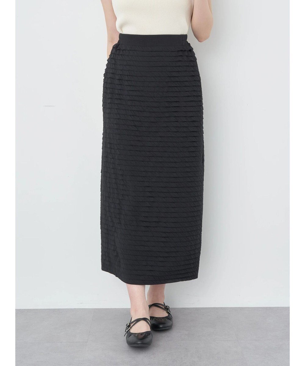 【アースミュージックアンドエコロジー/earth music&ecology】のフリヒラジャガードナロースカート インテリア・キッズ・メンズ・レディースファッション・服の通販 founy(ファニー) 　ファッション　Fashion　レディースファッション　Fashion for Women　スカート　Skirts　スマート　Smart, Elegant　フリル　Frill, Ruffle　ポケット　Pocket, Pocket Detail　エレガント 上品　Elegant　夏　Summer　春　Spring　S/S・春夏　SS, Spring/Summer, Warm Season　Black|ID: prp329100004671011 ipo3291000000034277912