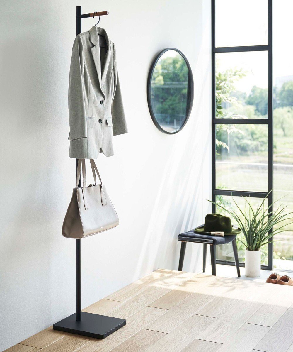 【タワー/tower】のエントランスコートハンガー タワー ブラック インテリア・キッズ・メンズ・レディースファッション・服の通販 founy(ファニー) 　ファッション　Fashion　レディースファッション　Fashion for Women　アウター　Coat / Outerwear Collection　コート・ロングコート・ピーコート　Long Coats, Peacoats & More　スマート　Smart, Elegant　ブラック|ID: prp329100004671027 ipo3291000000034279537