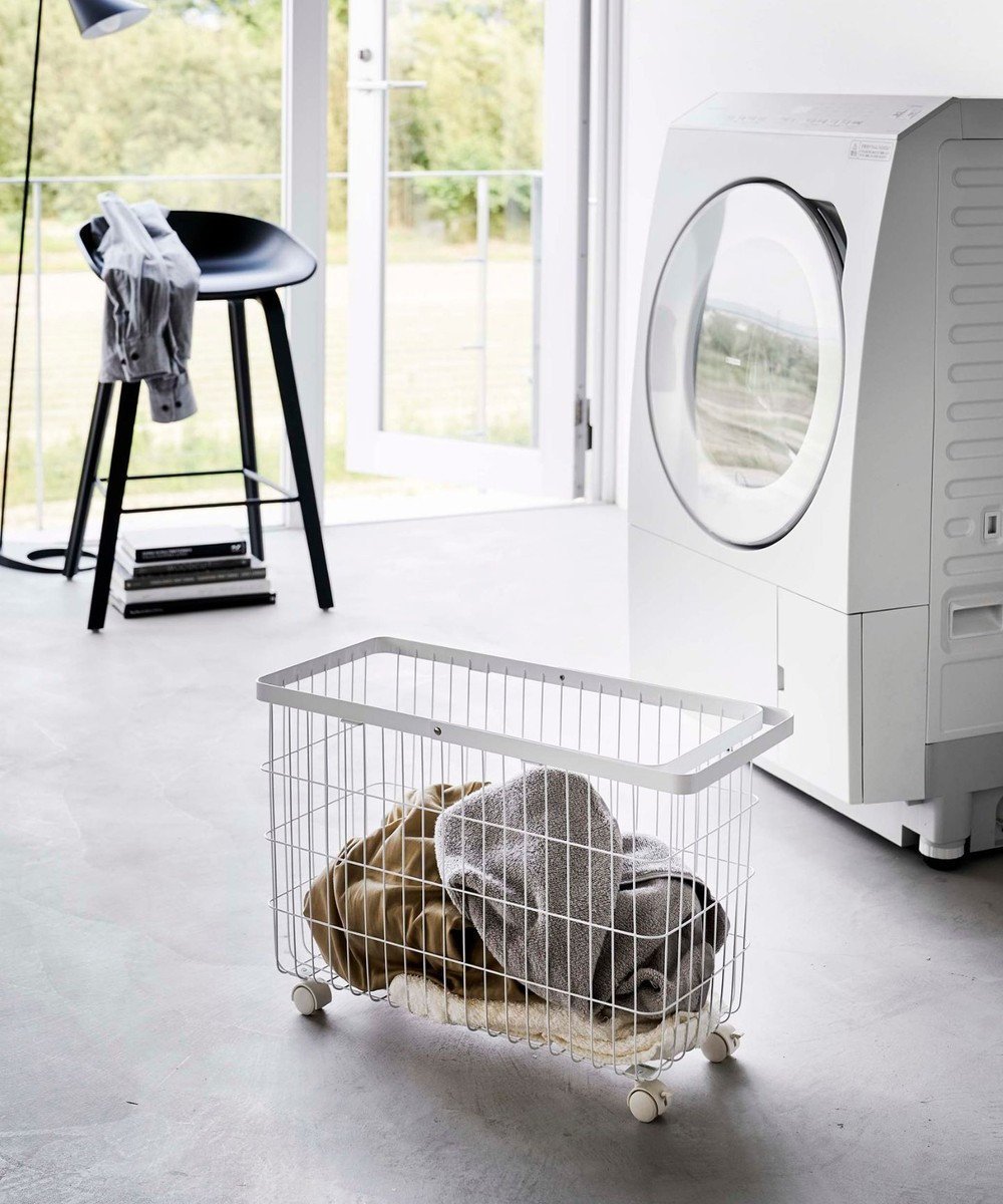 【タワー/tower】のランドリーバスケット キャスター付き ワイド ロー 人気、トレンドファッション・服の通販 founy(ファニー) 　ファッション　Fashion　レディースファッション　Fashion for Women　バスケット　Basket, Basket Bag　ワイド　Wide, Wide Fit　 other-1|ID: prp329100004671037 ipo3291000000034279579