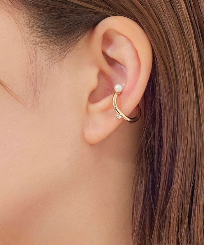 【フィービィー/phoebe】の【金属アレルギー対応】ジェミニパールストーンイヤーカフ シャンパンゴールド インテリア・キッズ・メンズ・レディースファッション・服の通販 founy(ファニー) https://founy.com/ ファッション Fashion レディースファッション Fashion for Women ジュエリー Jewelry ファッションリング Fashion Rings イヤリング・フープ・ドロップタイプ Hoop, Drop & Clip Earrings おすすめ Recommended / Our Picks アクセサリー Fashion Accessories アシンメトリー Asymmetrical Style イヤリング Earrings イヤーカフ Ear Cuffs クール Cool, Chic シンプル Simple, Minimal セレモニー Ceremony トレンド Trend, Trending Now パール Pearl, Pearl Accent ビジュー Bijou, Jewel-like Accent フォーマル Formal, Dressy 人気 Popular, Best Seller 片耳 One-Ear, Single Earring |ID: prp329100004671047 ipo3291000000033768191