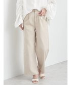 【アースミュージックアンドエコロジー/earth music&ecology】のワンタックデザイン製品染めカラーパンツ Gray Beige|ID: prp329100004671050 ipo3291000000034279686