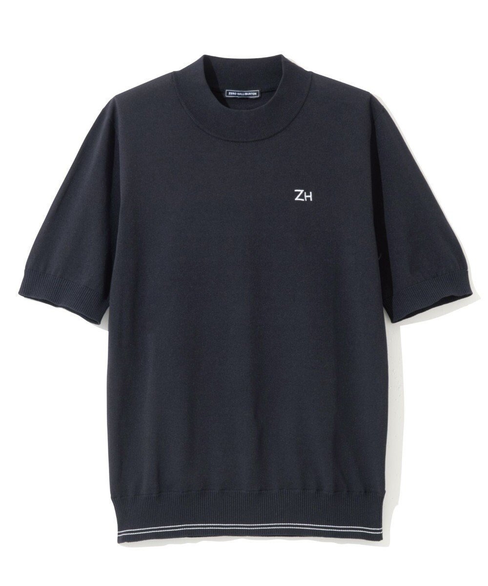 【ゼロハリバートン/ZERO HALLIBURTON】のソロテックス モックネックニット 82843 W4S9a レディースゴルフ インテリア・キッズ・メンズ・レディースファッション・服の通販 founy(ファニー) 　ファッション　Fashion　レディースファッション　Fashion for Women　トップス・カットソー　Cut & Sew Tops　ニット　Knit Tops & Sweaters　シャツ・ブラウス・オフィスカジュアル　Elegant Blouses & Button-Ups　ロングTシャツ・Tシャツ　Longline T-Shirts & Tees　カットソー・ベーシックTシャツ　Cut-and-Sewn Tops / Stretch Tees & Basics　おすすめ　Recommended / Our Picks　カットソー　Cut and Sewn Top　ゴルフ　Golf　シンプル　Simple, Minimal　夏　Summer　春　Spring　S/S・春夏　SS, Spring/Summer, Warm Season　洗える　Machine Washable　軽量　Lightweight, Ultra Light　ネイビー杢|ID: prp329100004671059 ipo3291000000033768237